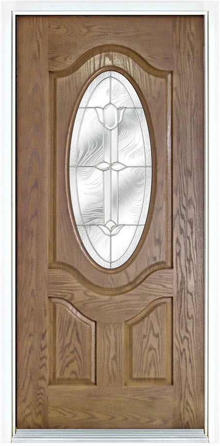 3/4 Oval Lite Entry Door