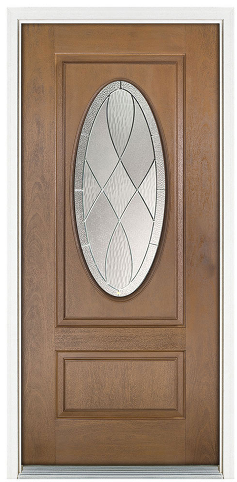 Prestige Oval Lite Entry Door