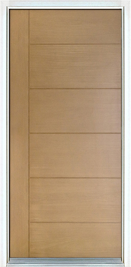 Contemporary Teak Entry Door